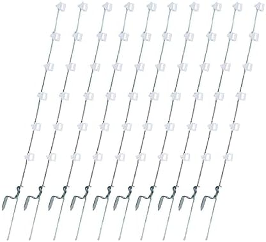 20 X Multi Wire Tread in Pigtail Steel Posts Electric Fence Pig Tail Strip Graze image number 2