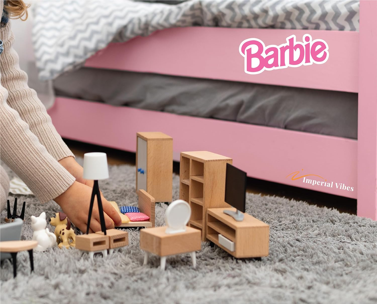 Imperial Vibes &ndash; Doll Sticker &ndash; Vinyl Pink Doll Sticker for Car, Truck, & Van &ndash; Indoor and Outdoor Use for Laptop &ndash; Waterproof Decal for Kids Bed and Water Bottle &ndash; Removable Notebook Decal - Imp 97 image number 5