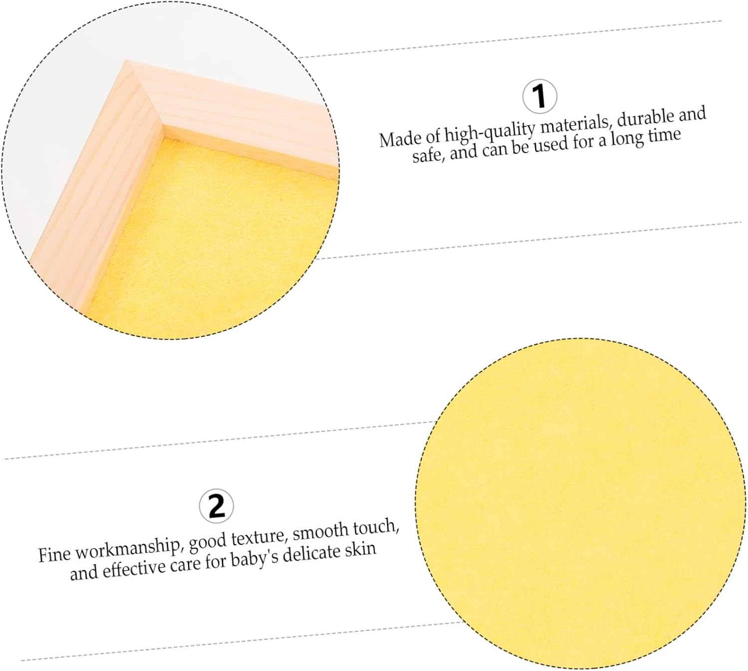 Tofficu Children DIY Memo Bulletin Board 30X30Cm Hexagon Cork Photo Message Board Wooden Frame for Classroom and Home Display