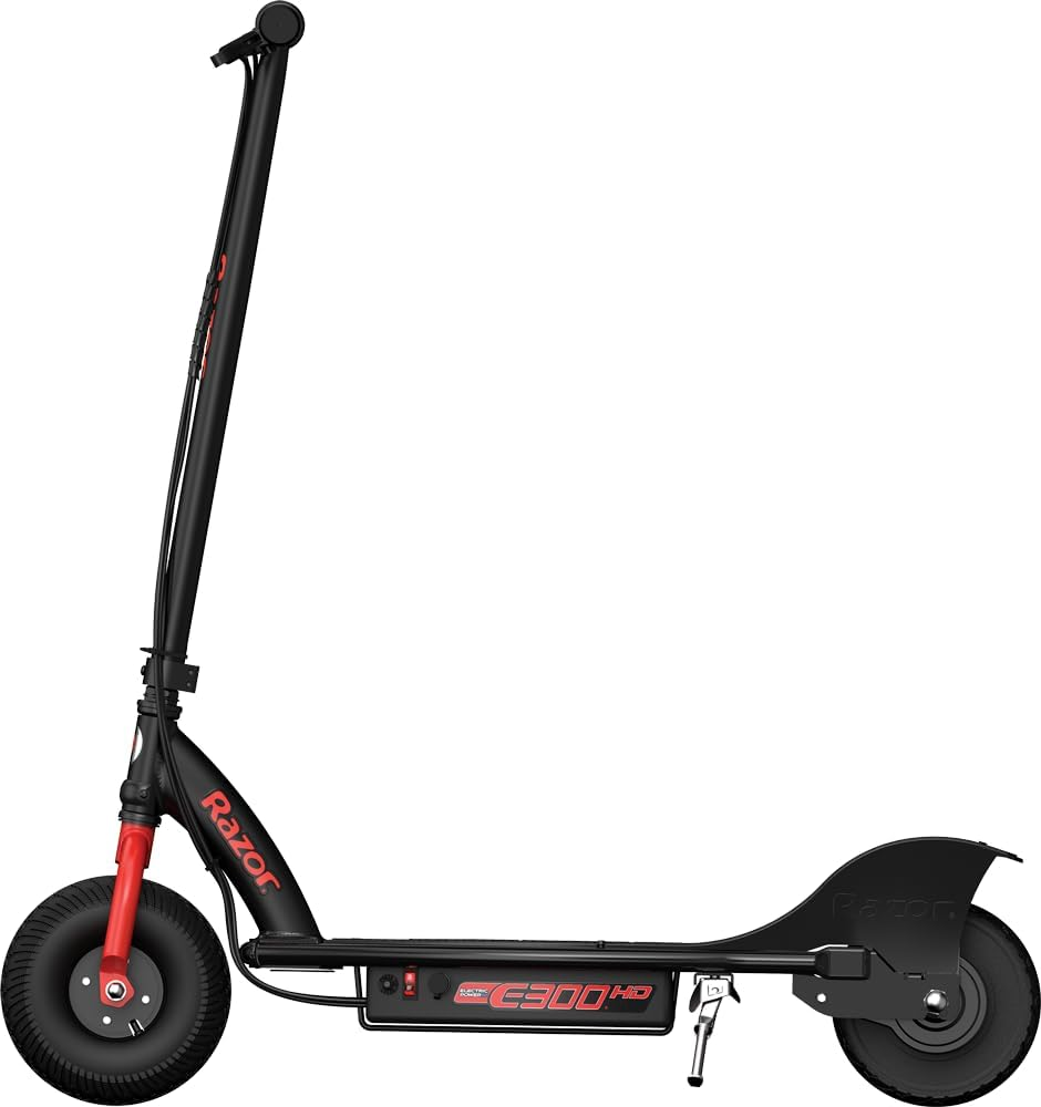 Razor E300 HD Electric Scooter - Black/Red image number 5