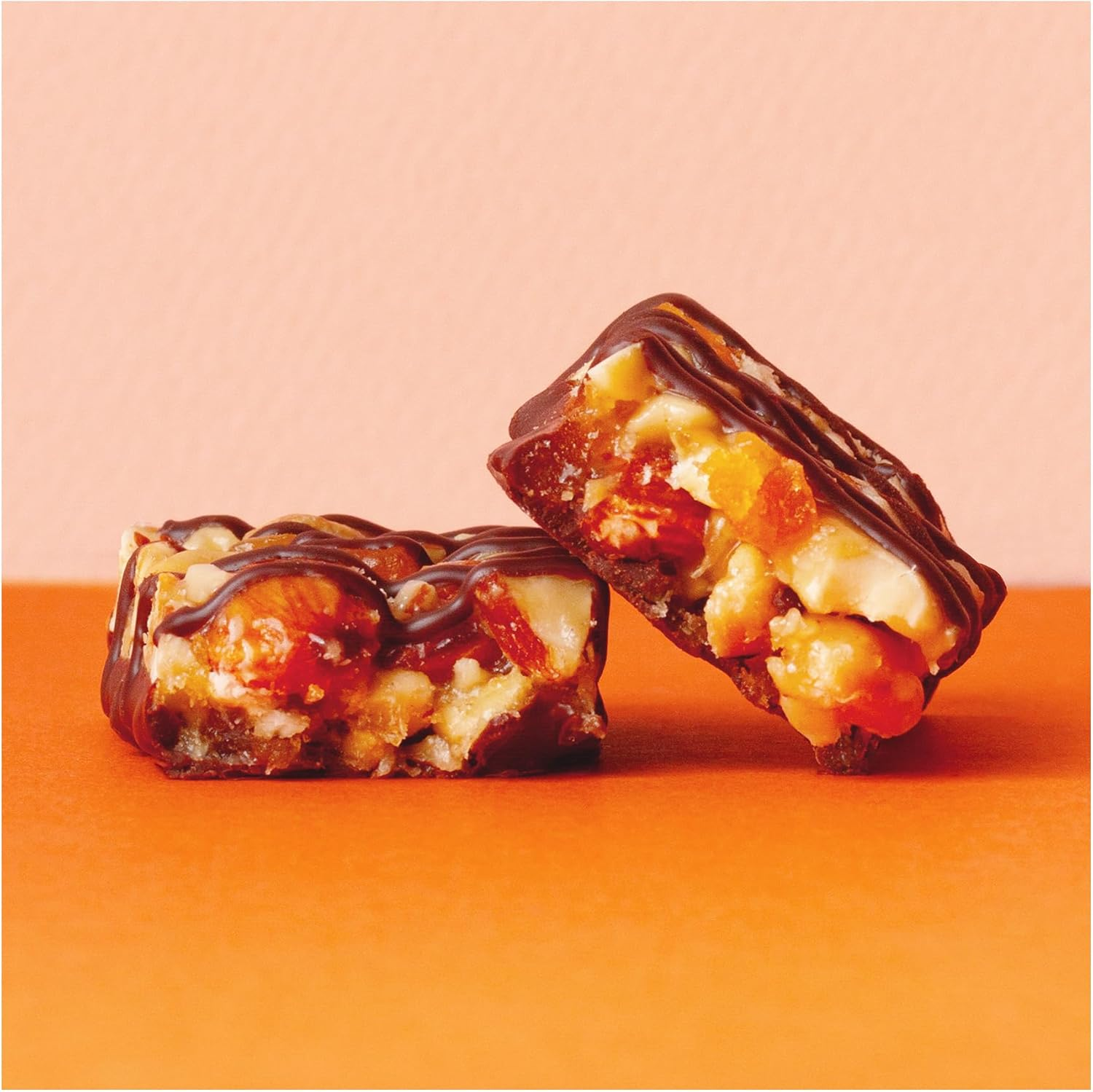 Noshu Low Carb Dark Chocolate Orange & Roasted Almond Nut Bars &ndash; 5 Pack (160G) image number 1