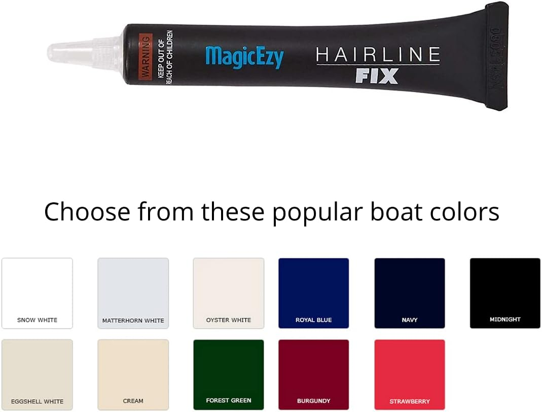 Magicezy Hairline Fix - (Oyster White) - Gelcoat Repair Kit - Fix Cracks and Scratches like a Pro - Fibreglass Boat Repair Kit - Boats, Jet Skis - Cream image number 3