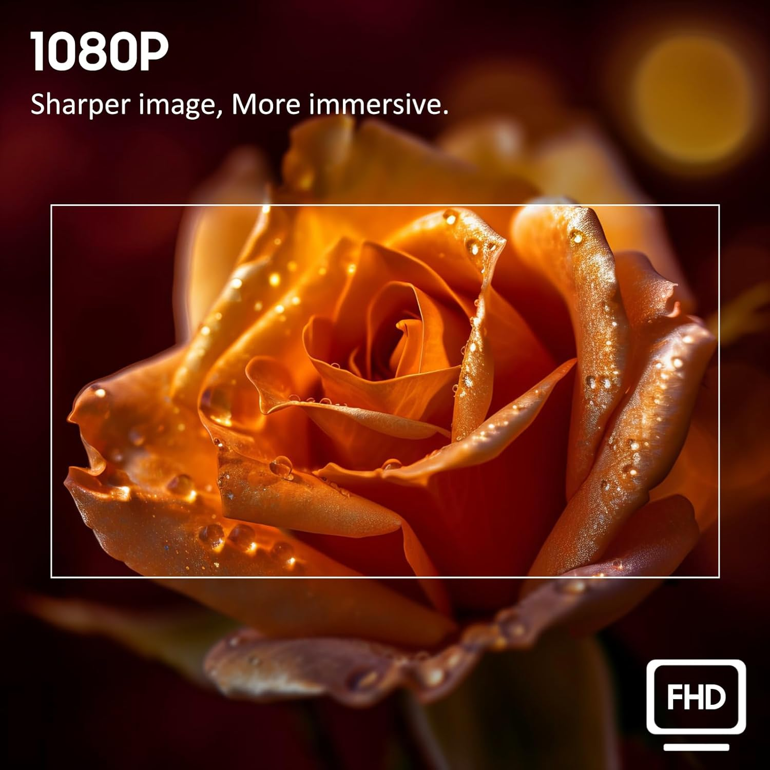 SYLVOX 32'' Smart Waterproof TV, Magic Mirror TV for Bathroom, 1080P, Bass Boost, IP66, Built-In APP Store, and Voice Assistant (On Wall Model) image number 5