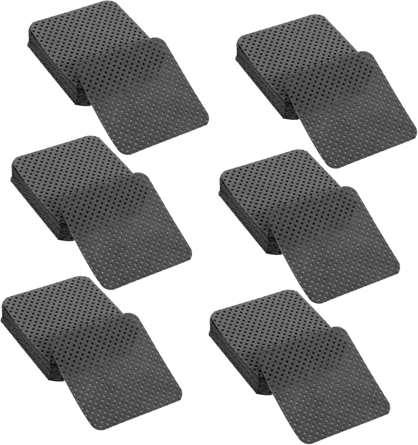 DEARMAMY Lint Free Nail Wipes for Gel Nails 600Pcs Black Square Cotton Pads for Manicure and Travel Use image number 5