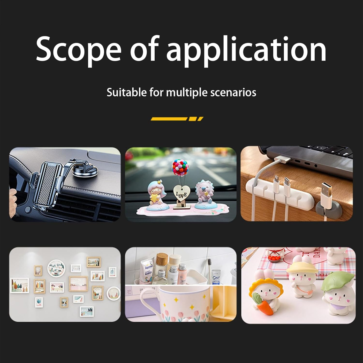 Double Sided Tape 3M Heavy Duty - 9.8 FT X 0.24 Inch 3M Double Sided Tape Strong Foam Mounting Waterproof High Hold for Walls Automotive Home Office Decor 2 Pack image number 5