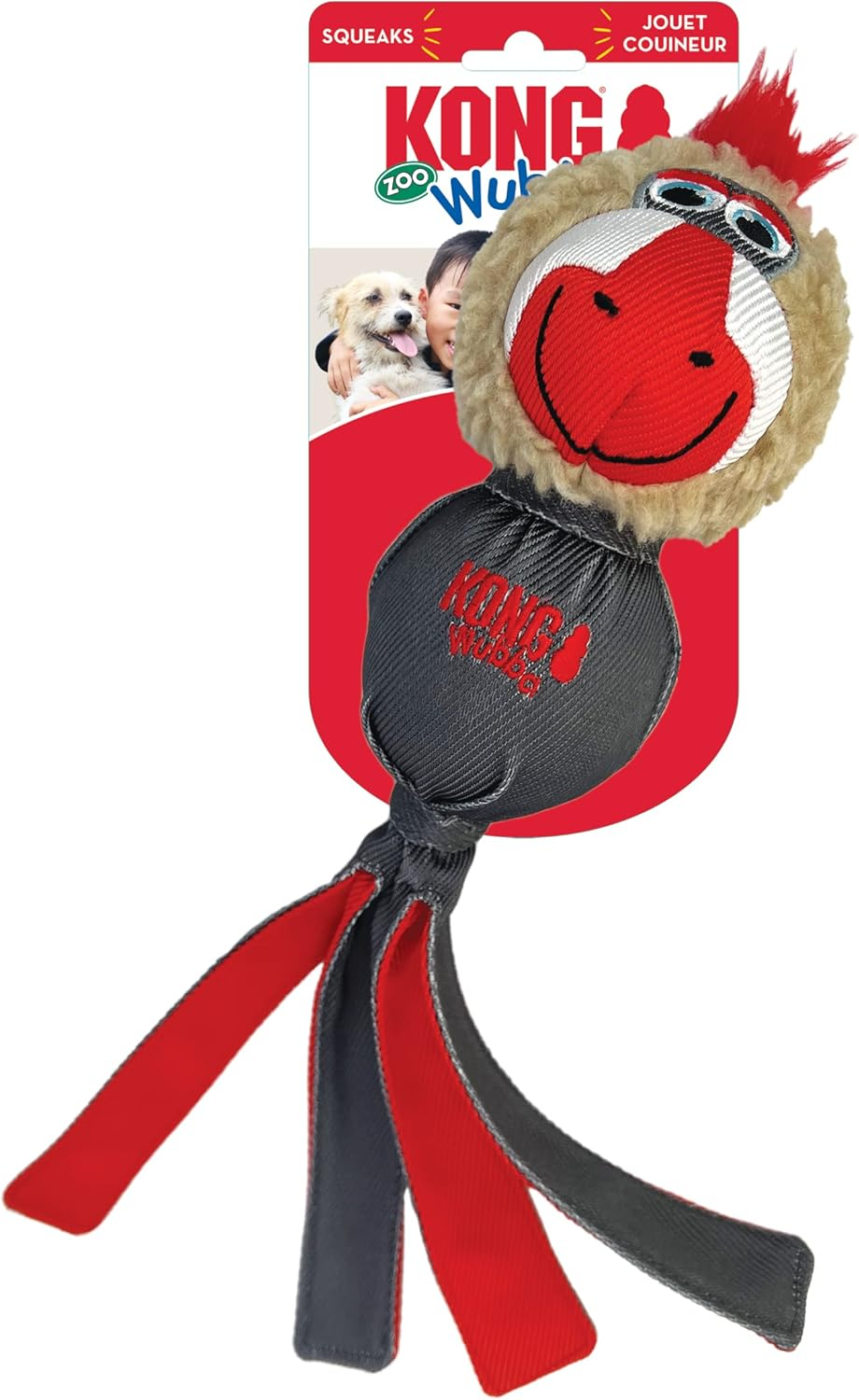 KONG Wubba Zoo Mandrill Large image number 6