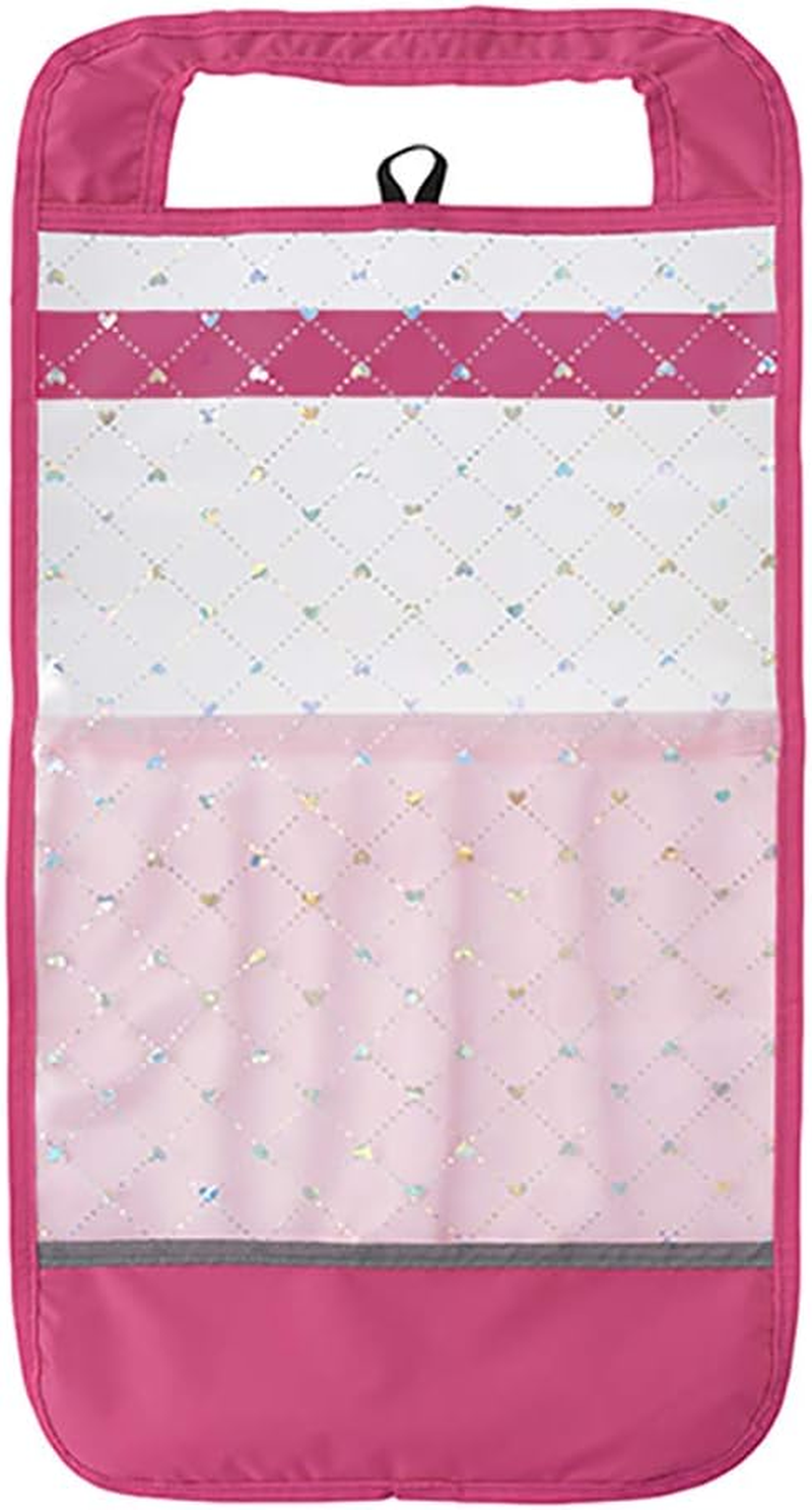 Raymay Fujii RS186P Backpack Cover with Pockets, Transparent, Sparkling, Pink
