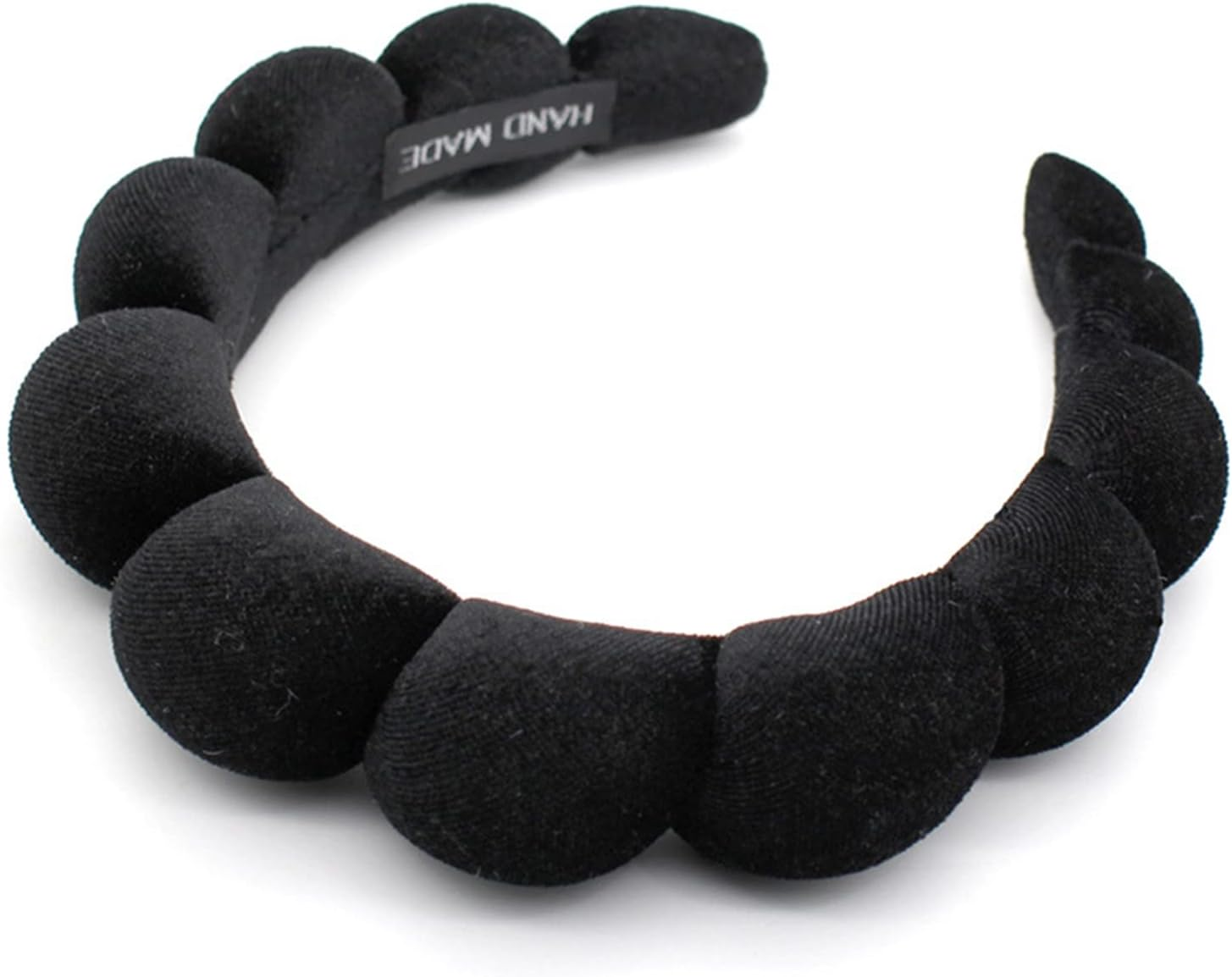 Uchyius Fashion Headbands for Women Padded Fabric Hair Bands Wide Velvet Non Slip Headband Hair Accessories for Women Girls, Leaf Green