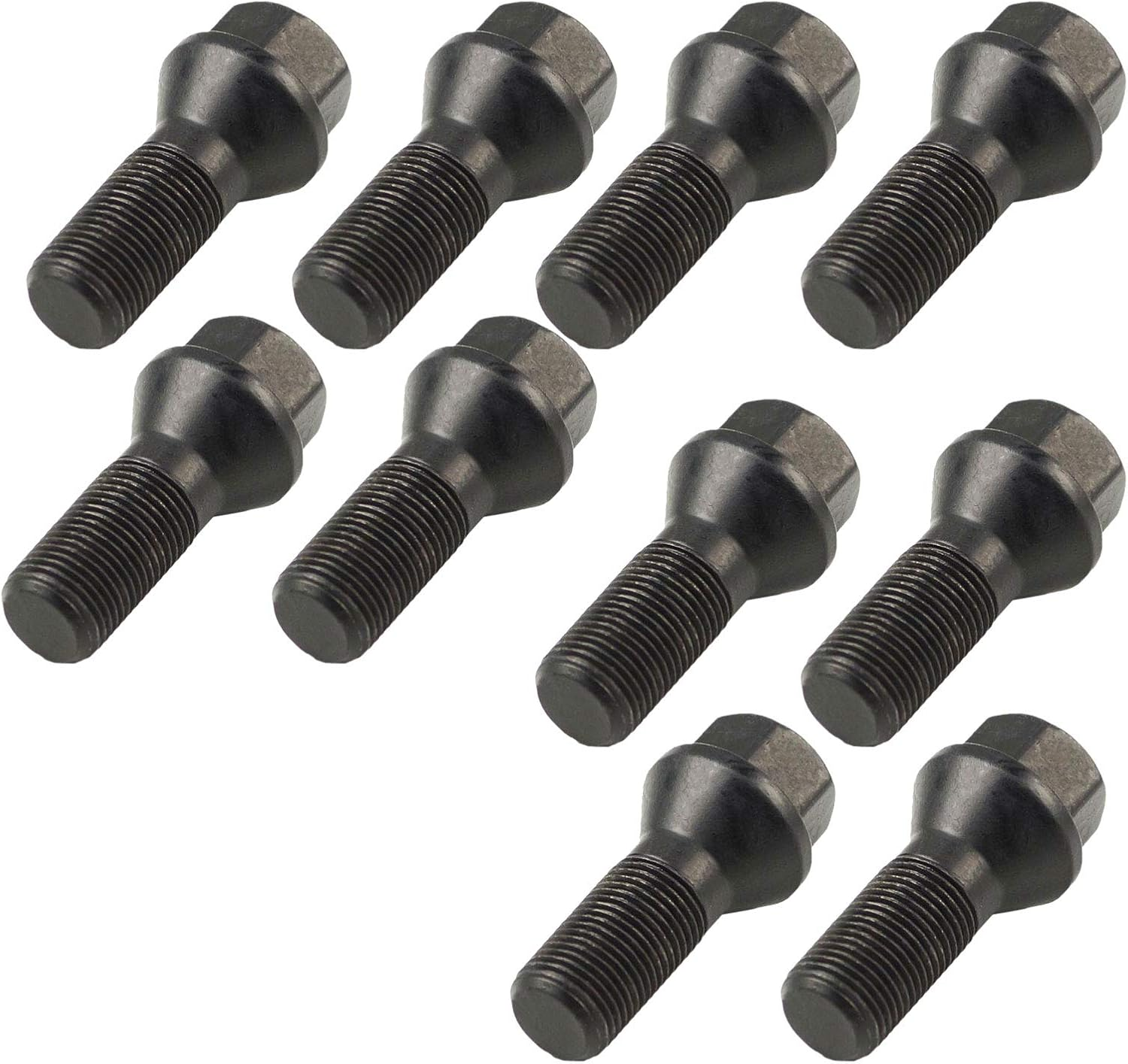 M-Online 10 Pcs Wheel Lug Bolt Bolts M14X1.25 Fit for BMW X3 X5 E70 F30 F20 F25 36136781151 image number 1
