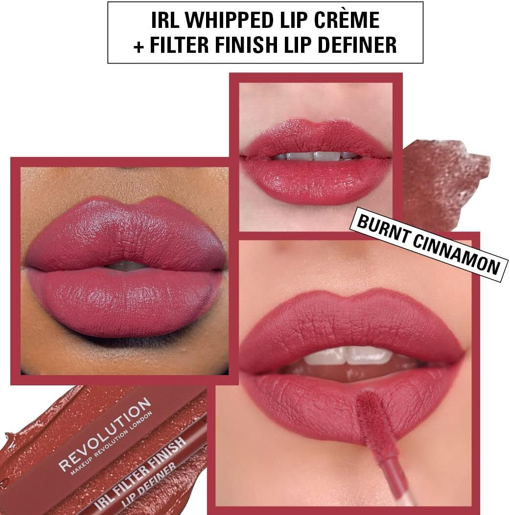 Revolution Filter Finish Lip Cr&egrave;me 1.8 Ml, Burnt Cinnamon