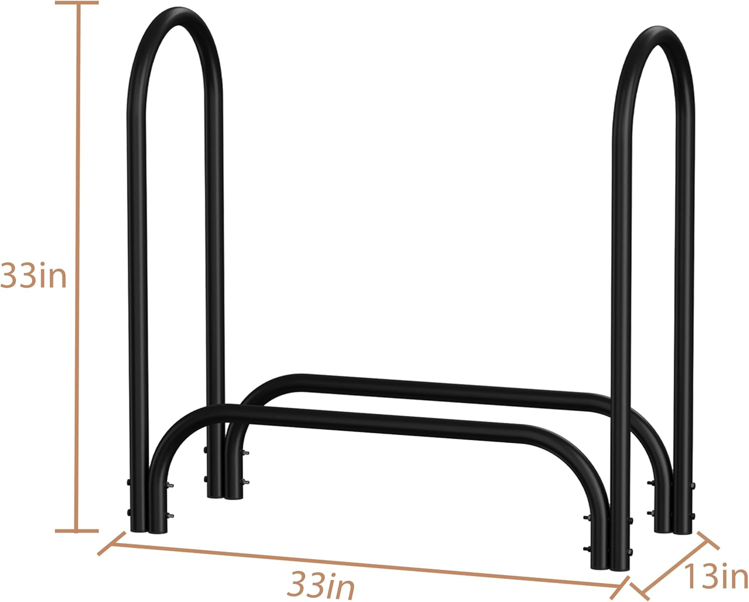 Fire Beauty Firewood Rack Log Holder,Log Storage Holder,Storage Rack,Firewood Stacker for Fireplace Indoor Outdoor(Middle) image number 6