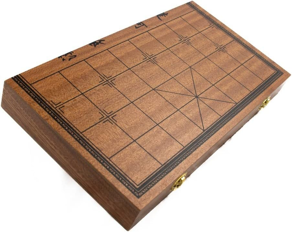 LPG Wooden Chinese Chess Set - 35 Cm Foldable Board image number 1