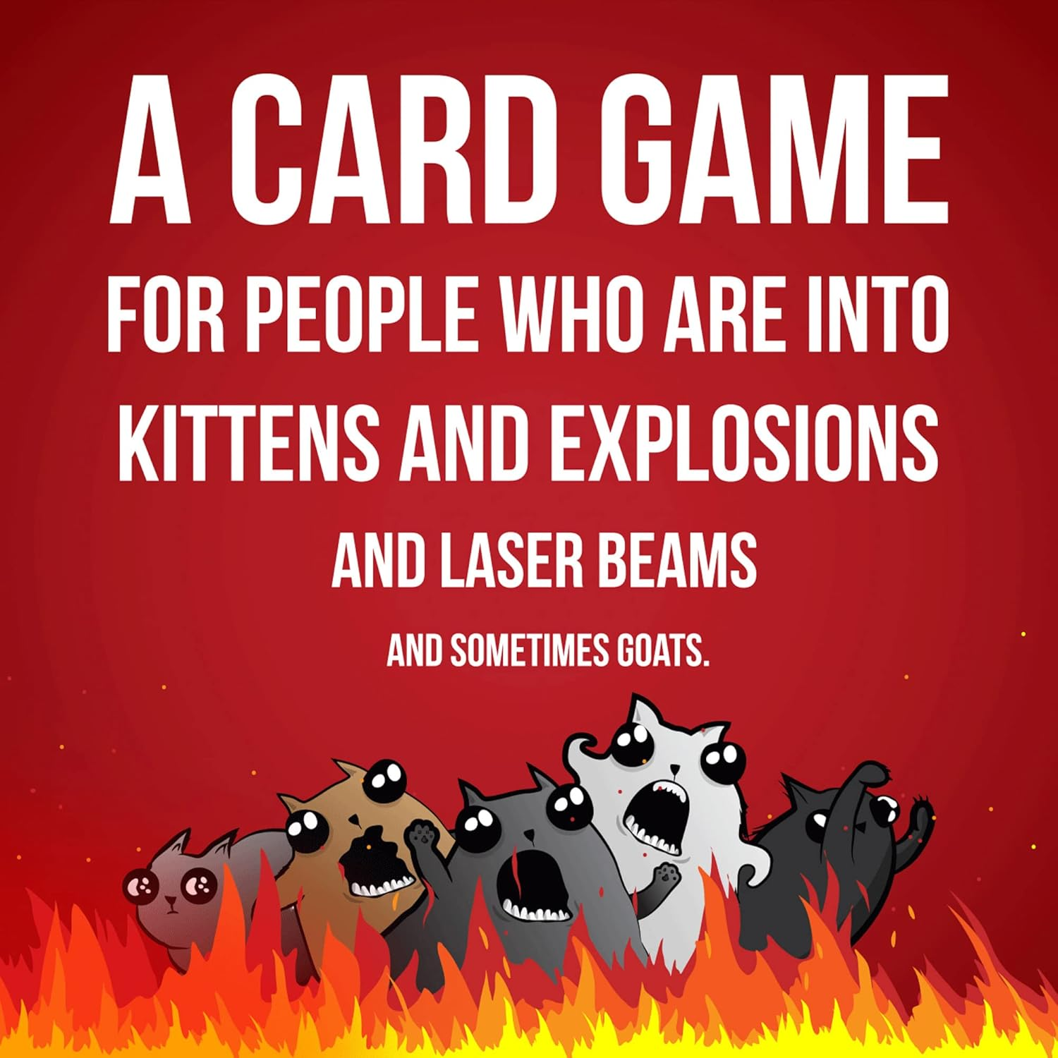 Exploding Kittens Original 2 Player Edition - Hilarious Games for Family Game Night - Funny Card Games for Ages 7 and up - 56 Cards image number 3