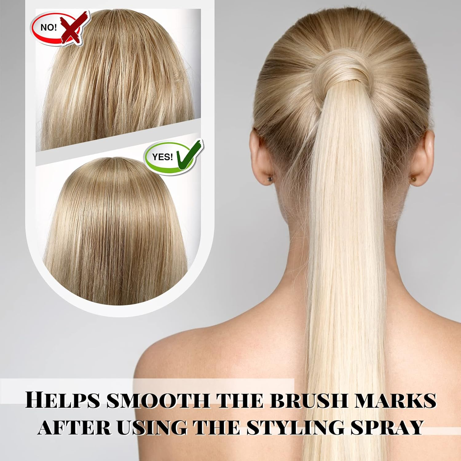 2 Pcs Black Smoothing and Sectioning Brush Set - Double-Sided Comb for Edge Teasing, Parting, and Ballroom Dancing Hairstyling image number 2