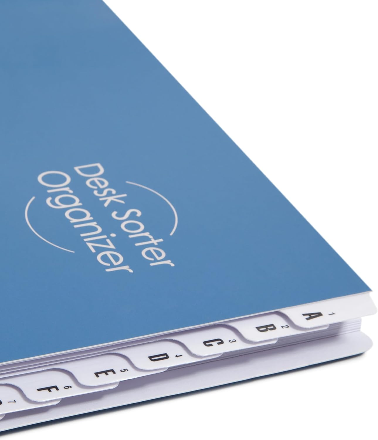 Smead Desk File/Sorter, Alphabetic (A-Z) and Numeric (1-20), 20 Dividers, Legal Size, Dark Blue (89237) image number 4