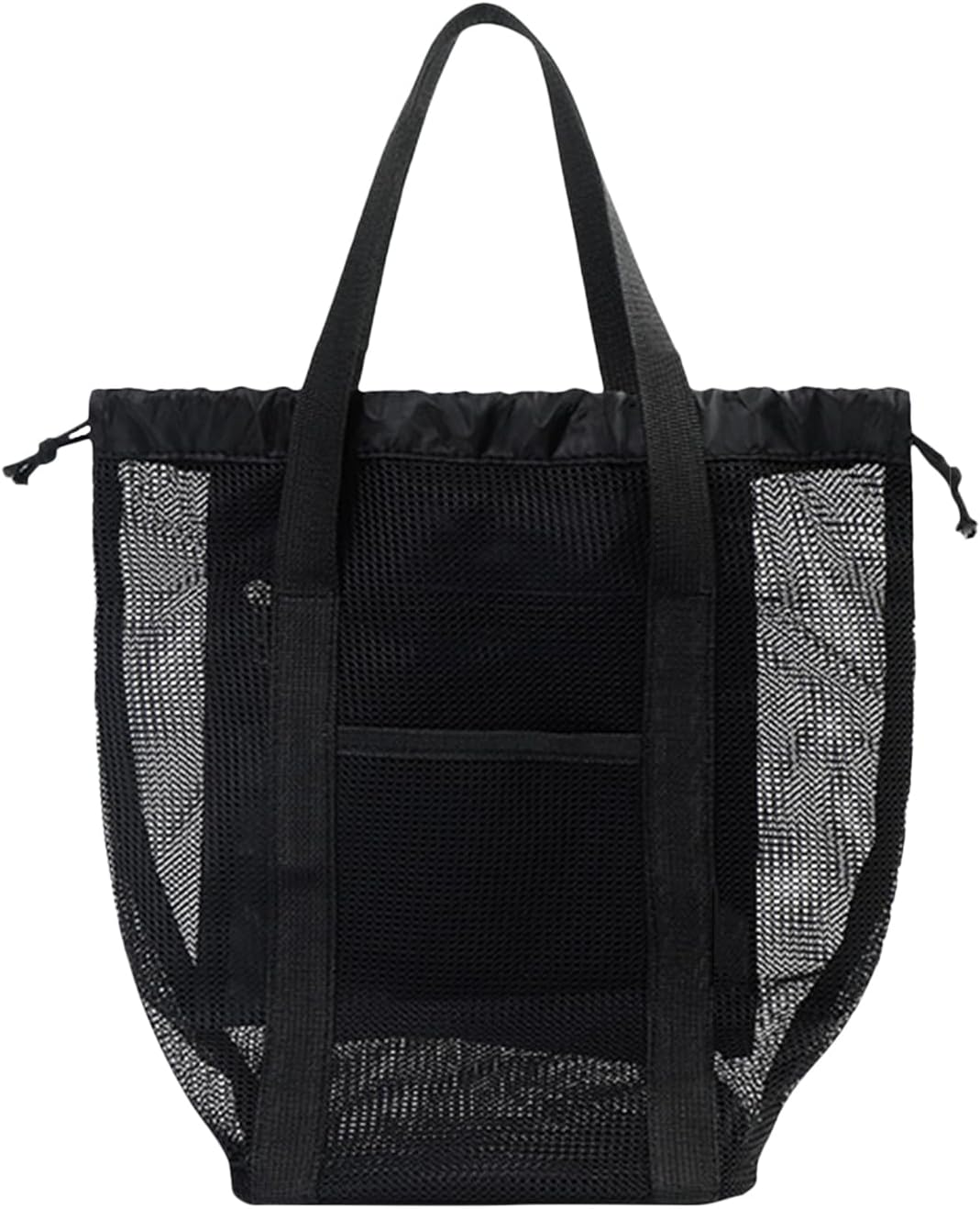 Mesh Beach Bag, Grocery Storage Tote, Lightweight Swim Pool Bag, Outdoor Activity Organizer, Sturdy Spacious Travel Accessory for Towels Sunscreen Clothes And image number 6