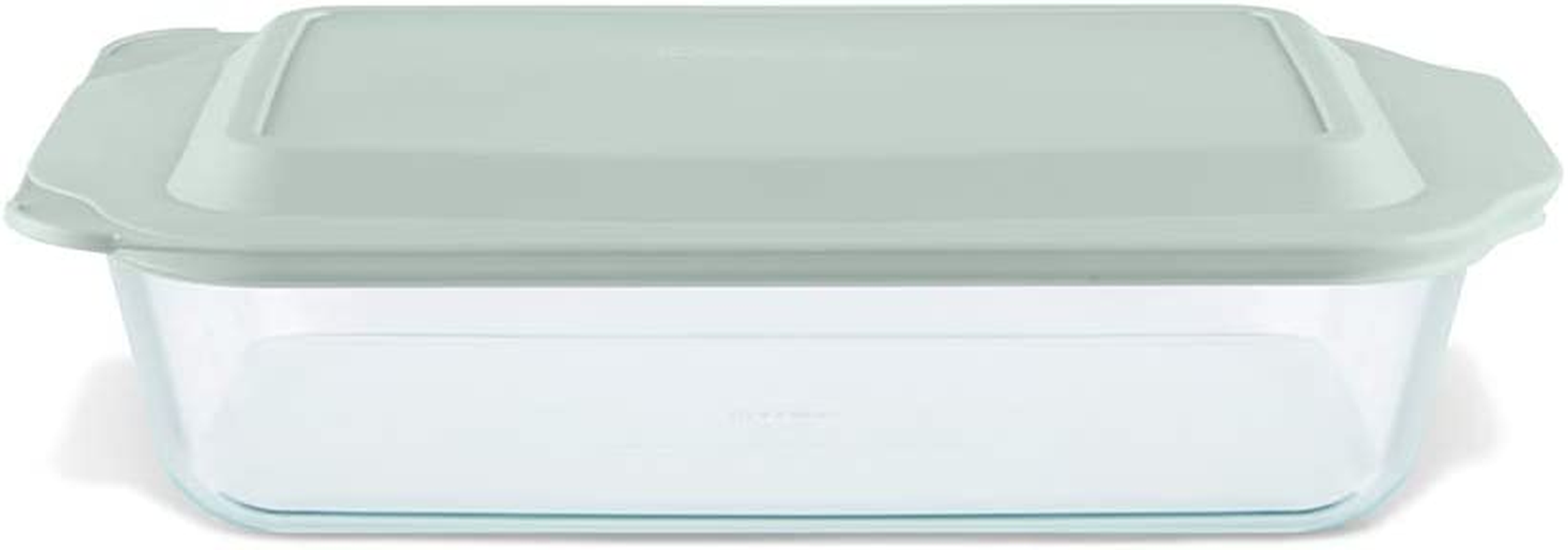 Pyrex Deep Dish Glass Baking Dishes 4 Piece Set &ndash; 50% Deeper for Roasts, Fillings & Sauces &ndash; Durable Tempered Glass, BPA Free, Dishwasher, Freezer, Microwave & Oven Safe &ndash; Sage Lids image number 3