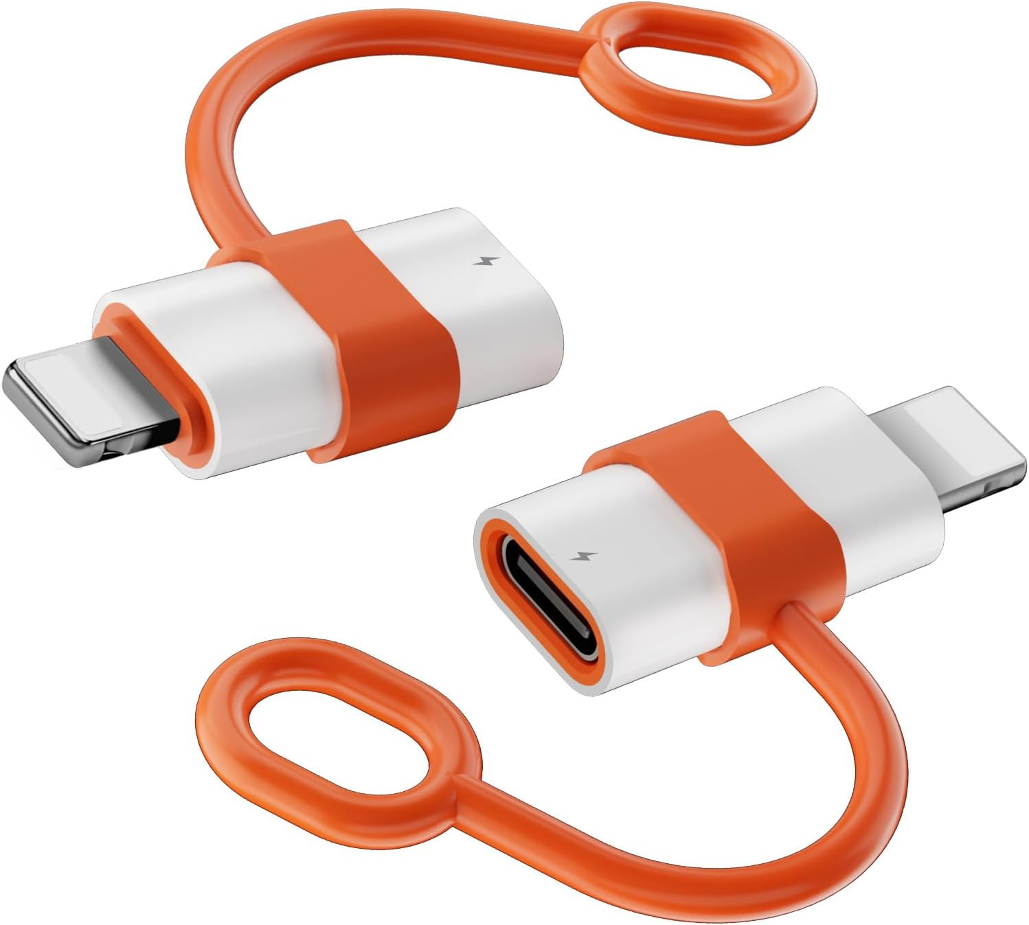 Loydia USB C to Lightning Adapter, USB C Female to Lightning Male Adapter, Pack of 2, 36W PD Fast Charging/Data Transfer USBC to Lightning Adapter for Iphone 14/13/12/11, Not for Headphones/Audio/Otg image number 3