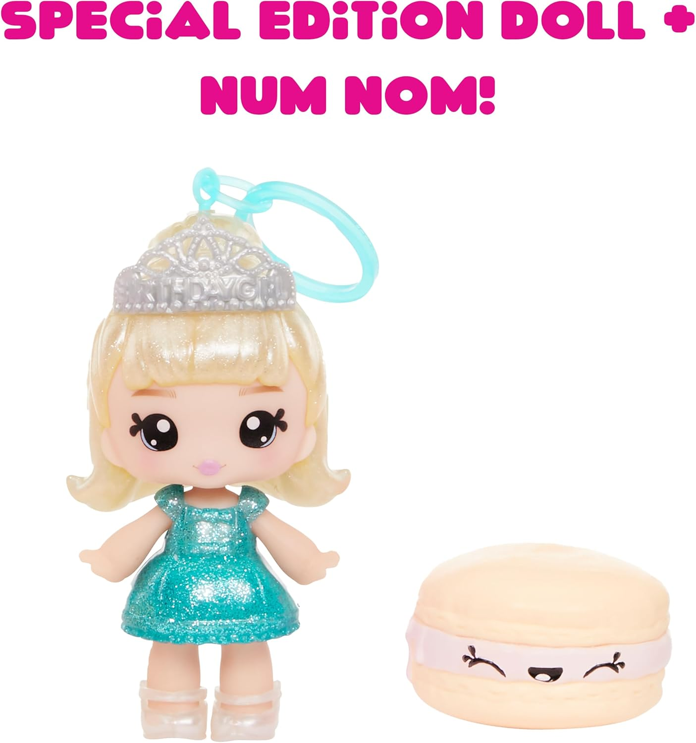Yummiland Beauty Bag Playset + Lip Gloss Doll - Cupcake Bag Includes Exclusive Callie Birthday Cake, Nail Polish + Nail Stickers, Body Shimmer, Doll Playset, Cosmetic Play 4+ - Ice Cream Bag image number 6