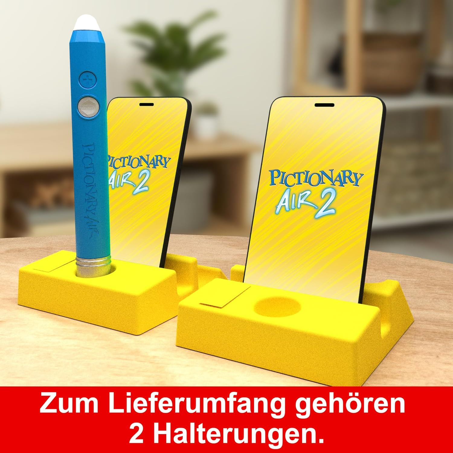 Mattel Pictionary Air 2 Game for Kids, Adults, Family and Game Night, Award-Winning Air-Drawing Family Game, Draw in the Air and See It on Screen image number 3