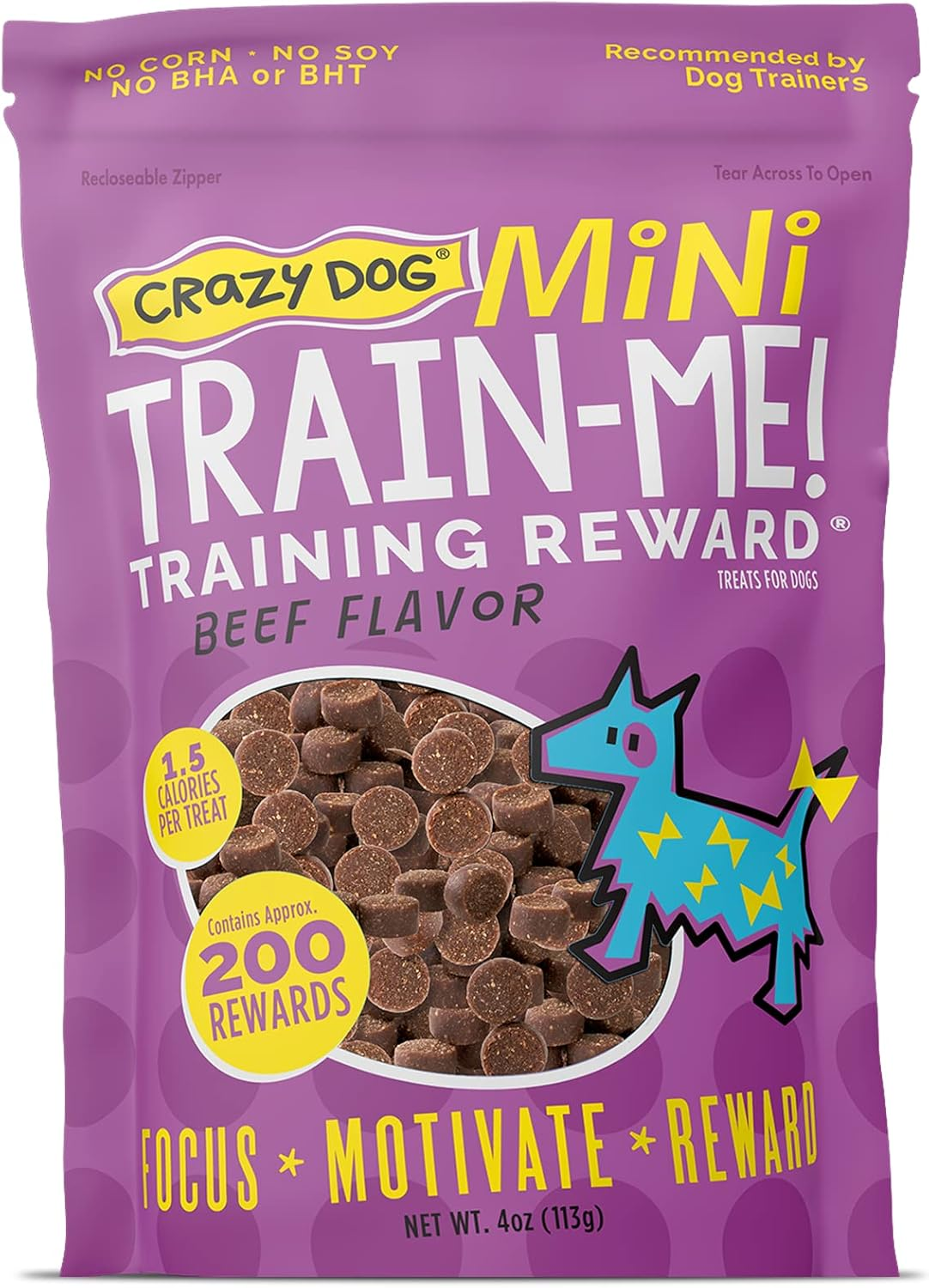 Crazy Dog 121116 Train-Me! Training Reward Mini Dog Treats image number 1