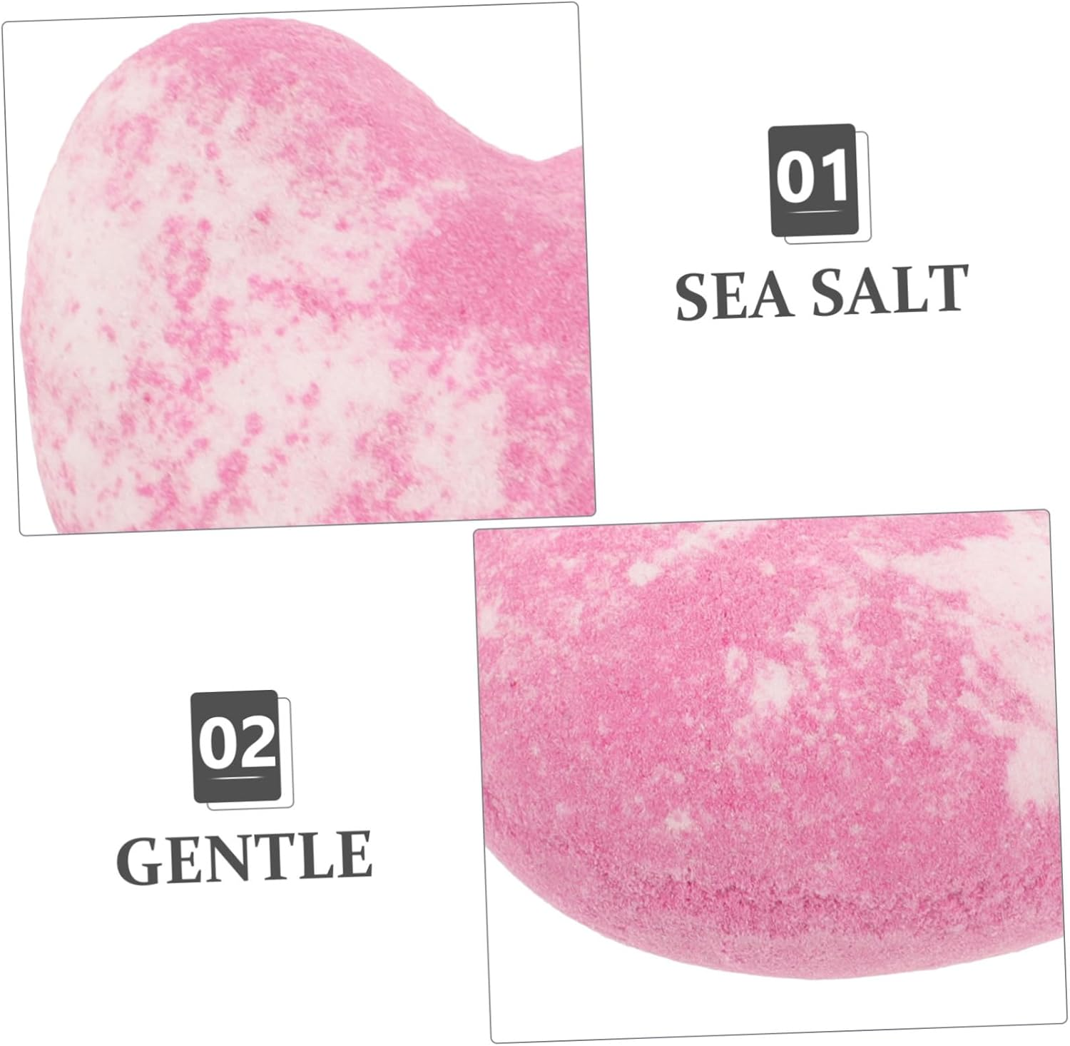 WRITWAA Heart-Shaped Bath Salt Bombs for Women Aromatherapy Shower Tablets for Mom Daughter Lover