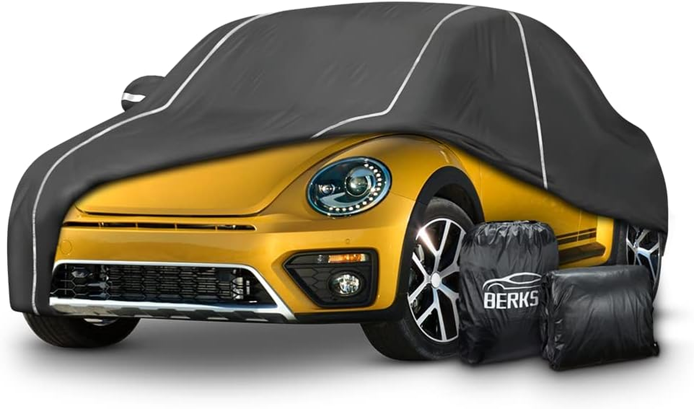 Waterproof Car Cover Compatible for BMW M5 M550I M550 528I 530I 530E 535I 535D 540I 550I 2004-2024 All Weather 6 Layers Full Car Cover with Storage Bag