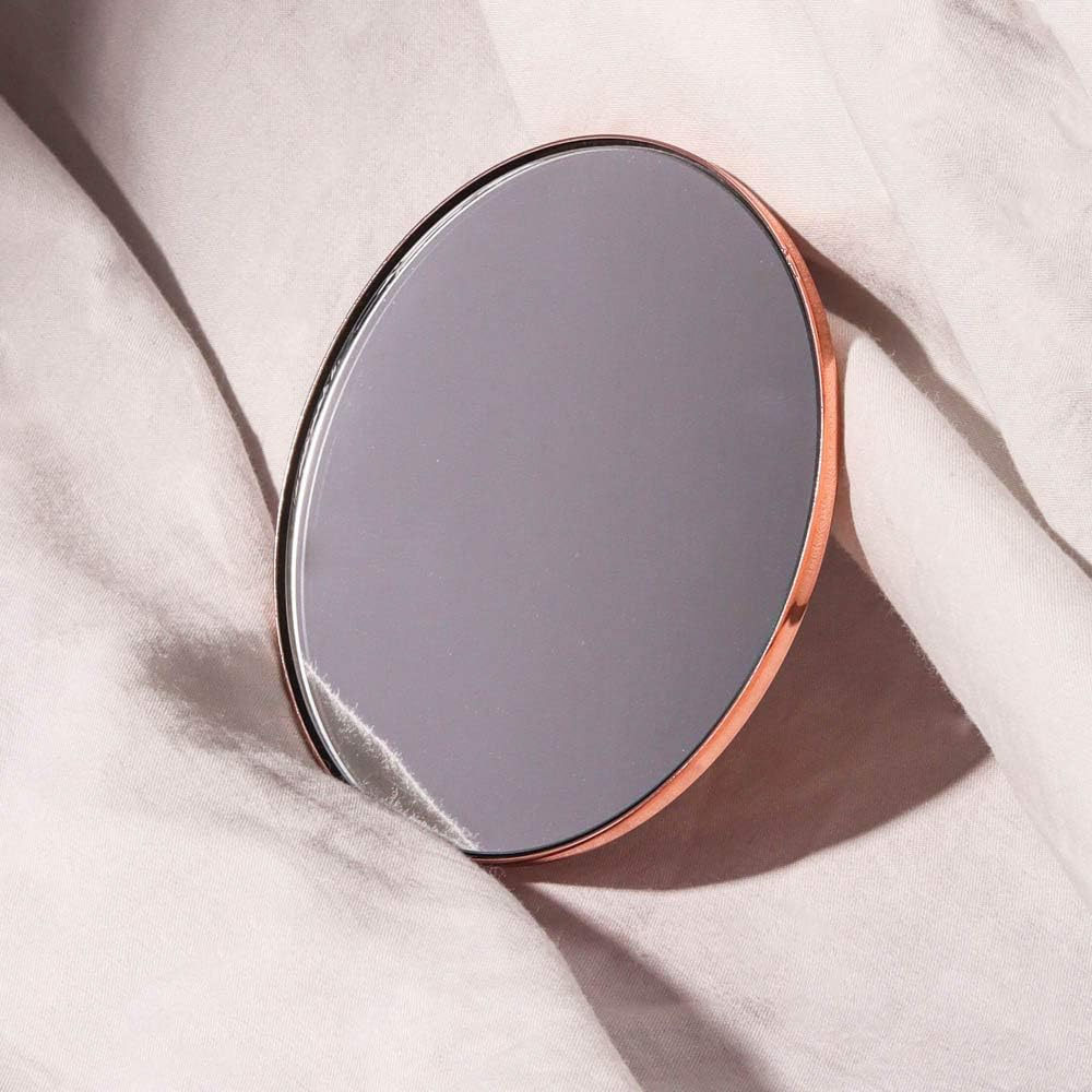 Fancii Lara Detachable 10X Magnifying Mirror, Magnetic Attachment - Compatible with Fancii Vera Vanity Mirrors (Not Included) - Lara (Rose Gold) image number 5