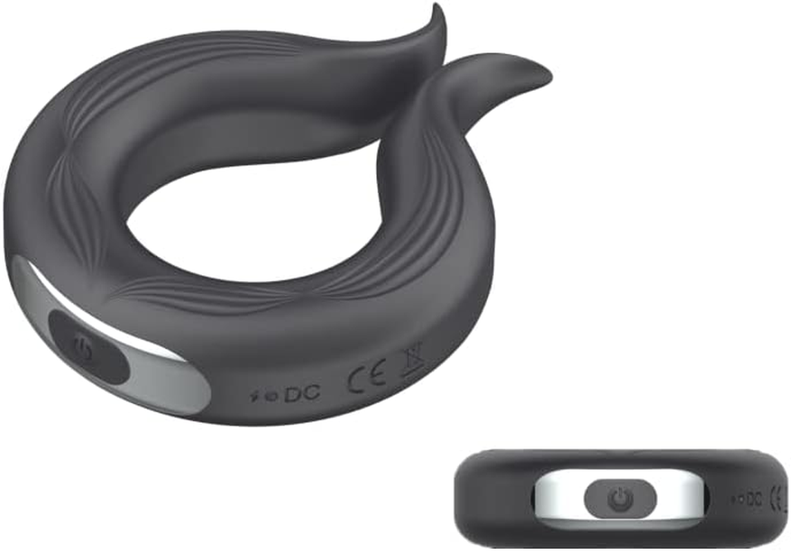 SIDED Motor Structure Elastic and Comfortable Silicone Soft Ring Men'S Long-Lasting Enhancement Ring, Rechargeable Delay Training for Couples Sports Fitness Funny Pocket Toy 1 Count image number 4