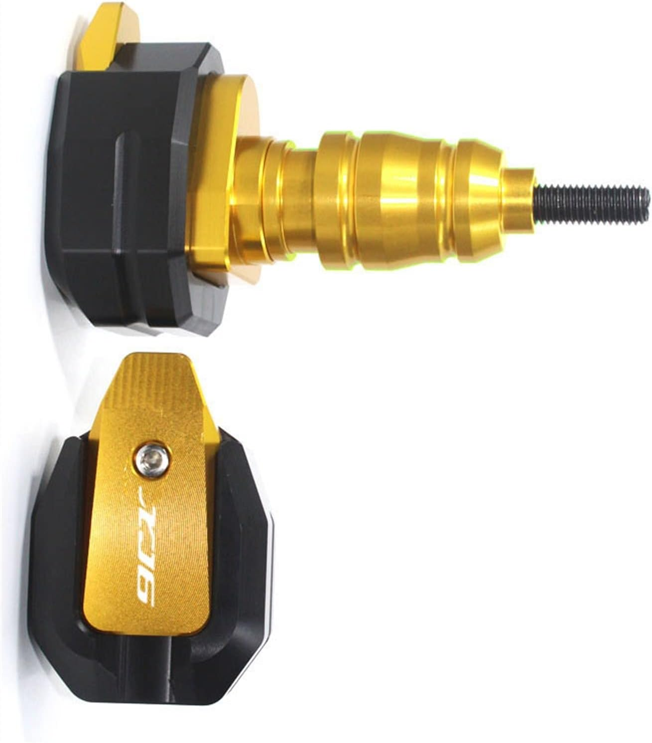 Motorcycle Falling Protection Frame Slider Fairing Guard anti Crash Pad Protector Accessories for Yamaha XJ6 XJ-6 (Color : Gold)