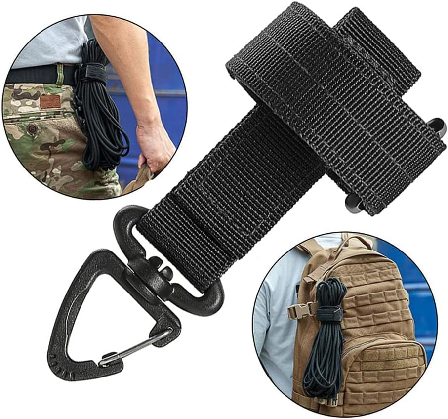 Trbisely 2Pcs Glove Holder for Duty Belt Glove Clips for Work Glove Strap Keeper Tactical Gloves Climbing Rope Storage Buckle image number 6