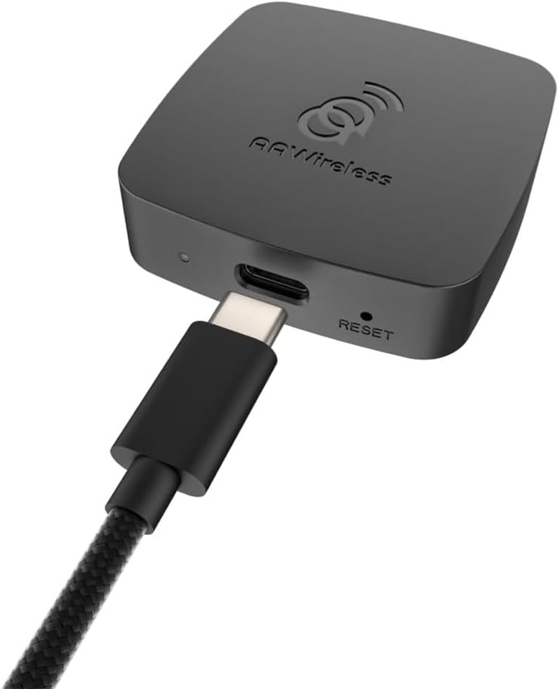 Aawireless 2022 - Wireless Android Auto Dongle - Connects Automatically to Android Auto - Easy Plug and Play Setup - Free Companion App, Black (AAW001) image number 5