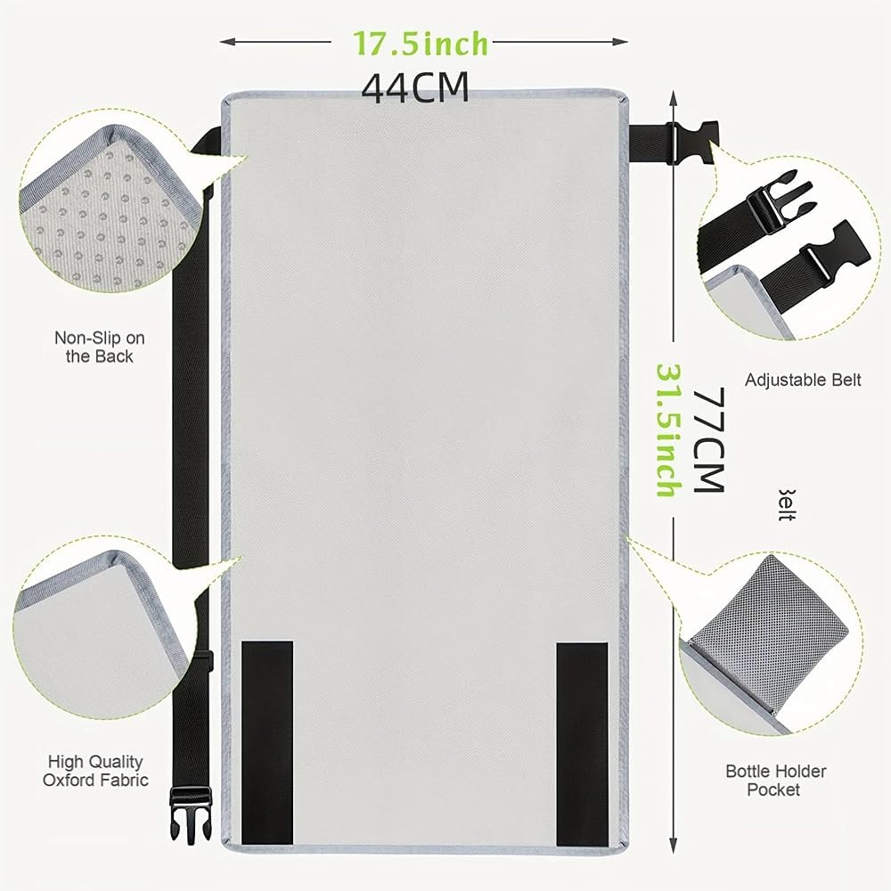 Poemtian Portable Children'S Airplane Footrest Kids Travel Bed Toddler Airplane Seat Extender Aircraft Pedals Foldable Design image number 2