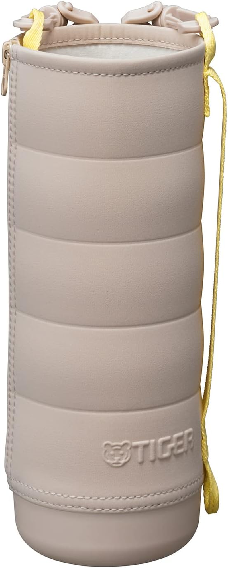 MTA-Z15SKP Tiger Thermos Water Bottle, 0.3 Gal (1.5 L), MTA-B150 Type & MTA-T150 Type Vacuum Insulated Bottle Pouch with Strap, Large Capacity, Machine Washable, Black