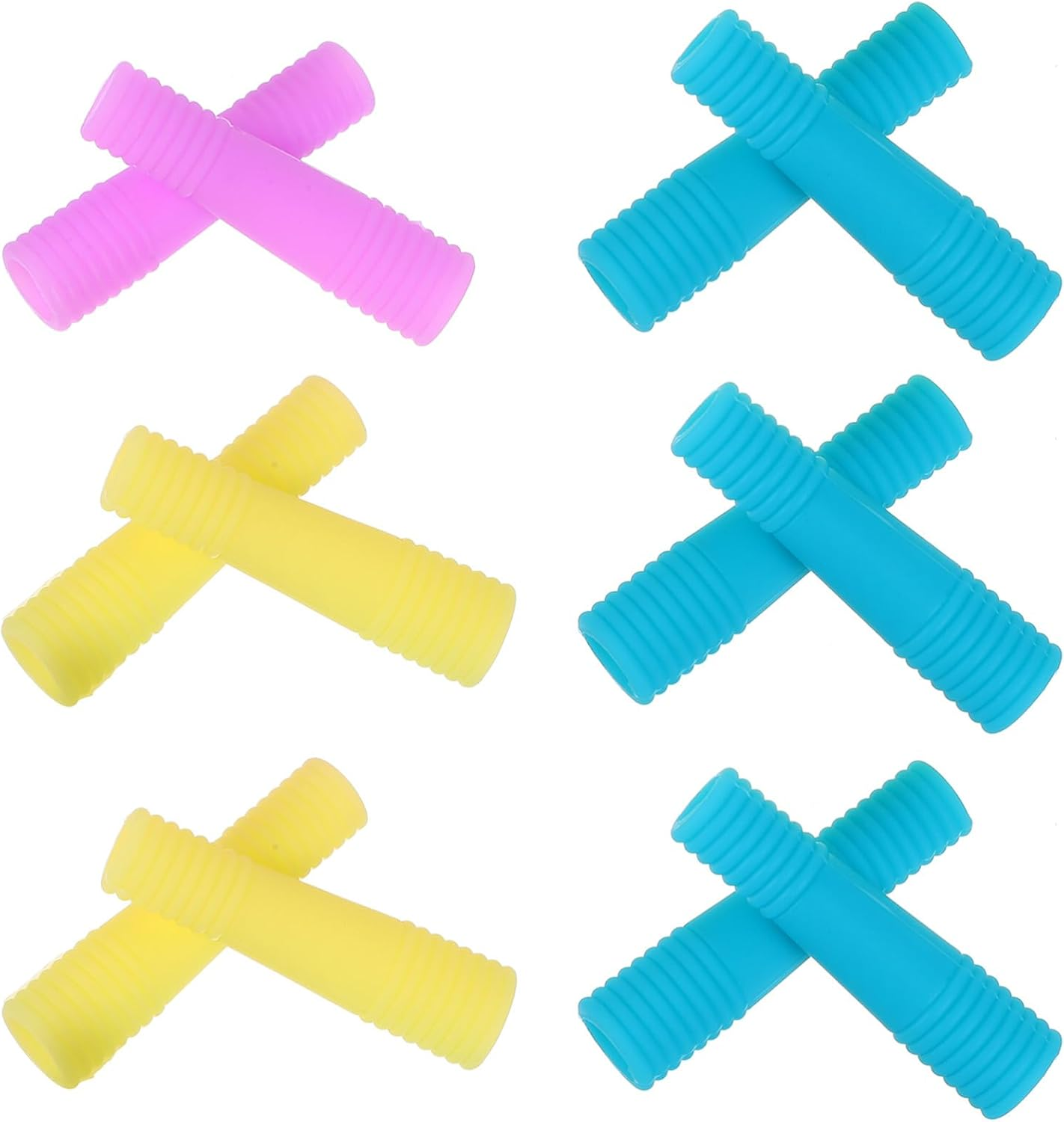 Healeved Nail Scissor Handle Covers Cuticle Cutter Handle Cover Silicone Material for Easy Handling Random Color