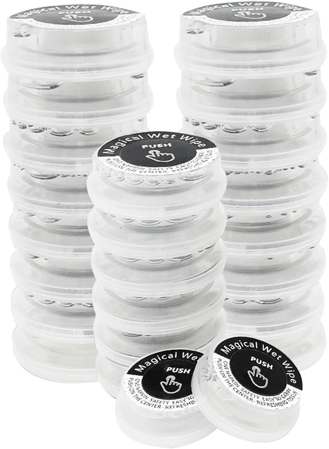 Hand Wipes Travel Size Hand Hand Wipes 50Pcs Personal Cleansing Wipes with Built-In Liquid Magical Wet Wipes for Baby Adults Hand Wipes Pocket Size