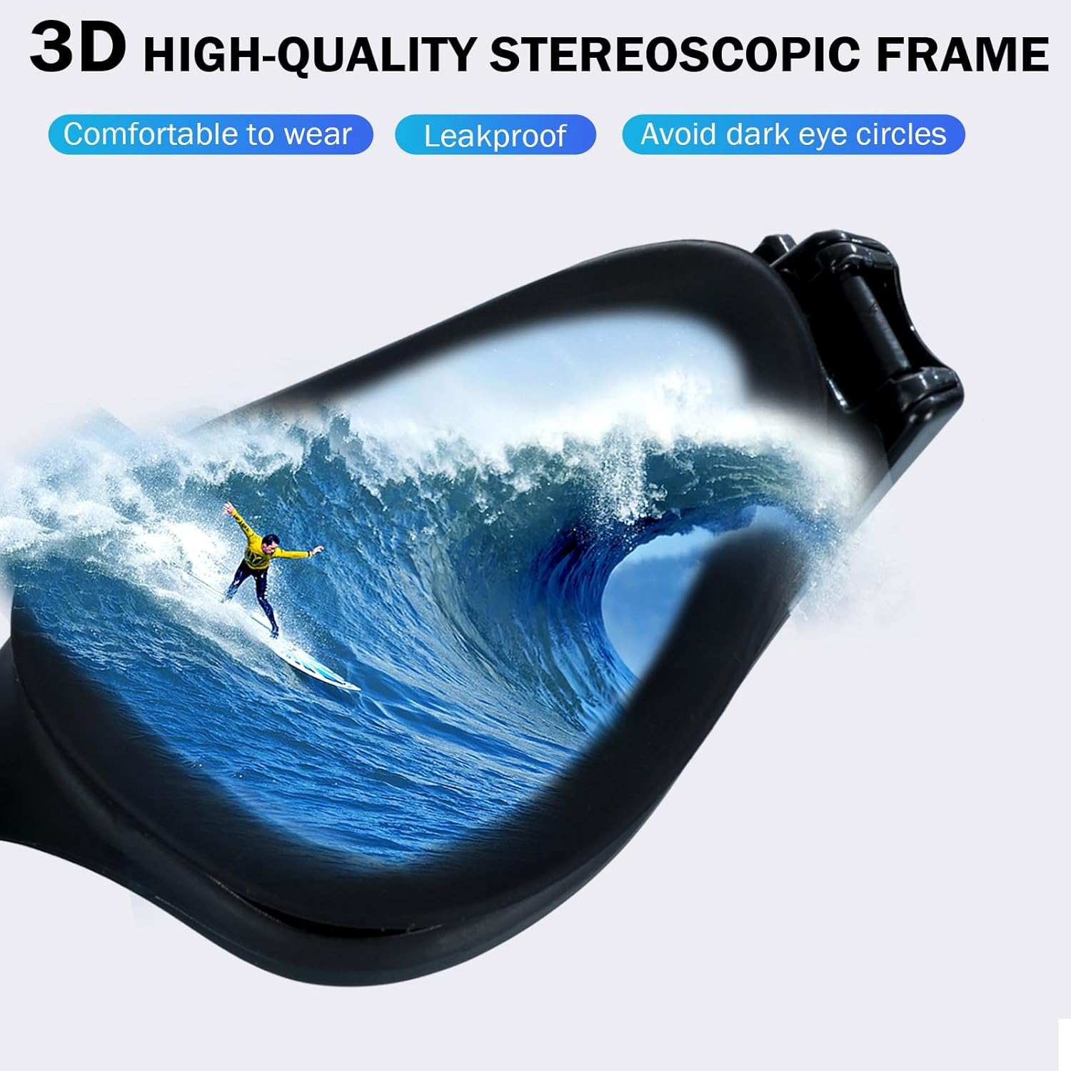 Clear Swimming Goggles for Men/Women,Anti-Fog Anti-Uv Adult Swim Goggles, Boys/Girls/Junior/Youth Swim Goggles, Swimming Glasses image number 1