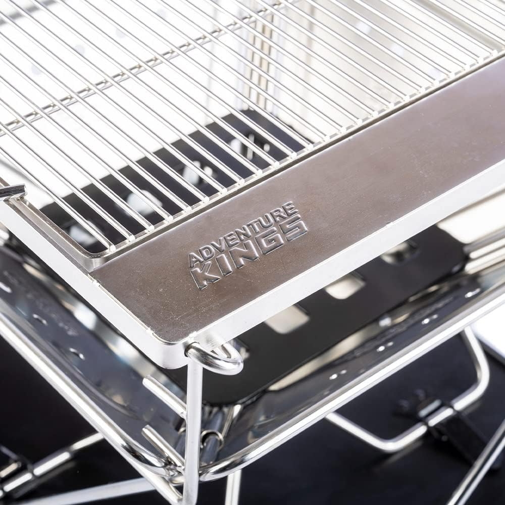 KINGS Premium Stainless Steel Firepit Grill for KINGS Stainless Steel Firepit image number 1