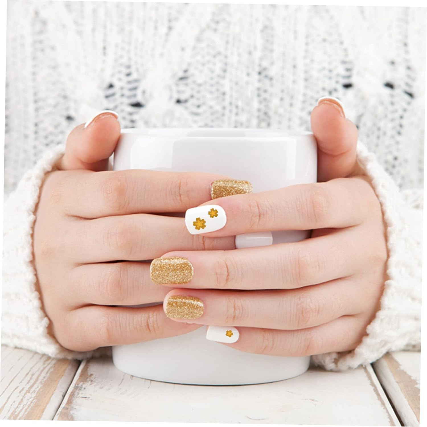 AUTSUPPL 5Pcs Nail Stamping Plates Kit Reusable Nail Art Stencils Templates for DIY Manicure Home Use with Variety Designs image number 6