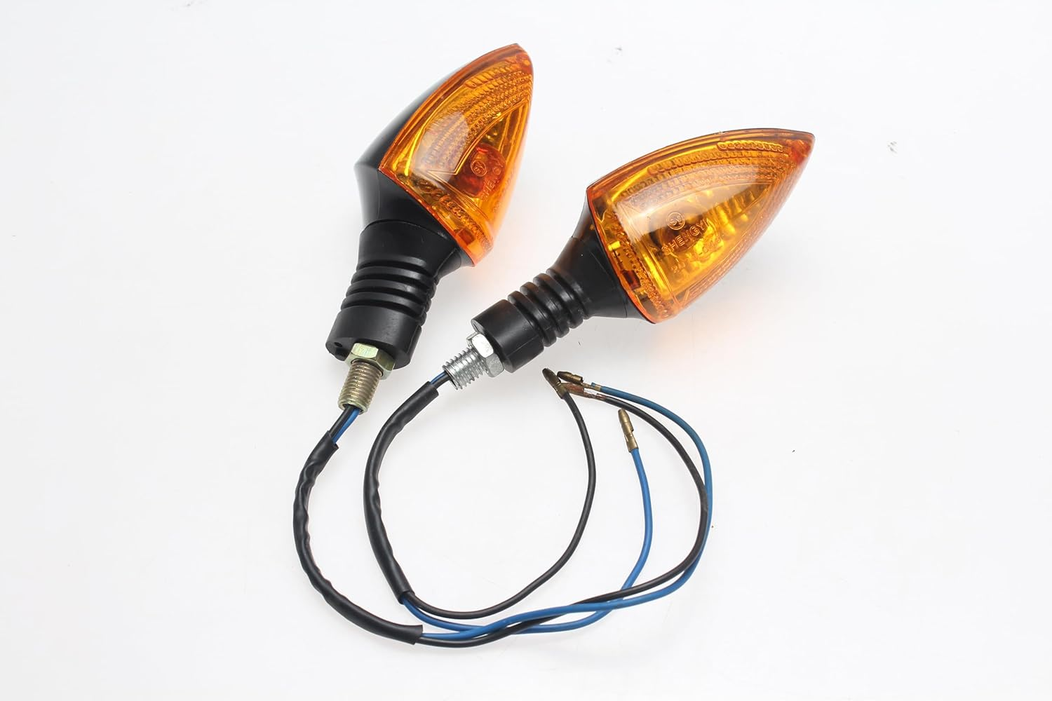 GIDIBII 2 Pcs Motorcycle Front or Rear Turn Signal Indicators Compatible with KTM 990 690 Adventure Super Duke SMT SMC Enduro (Amber) - Clear image number 6