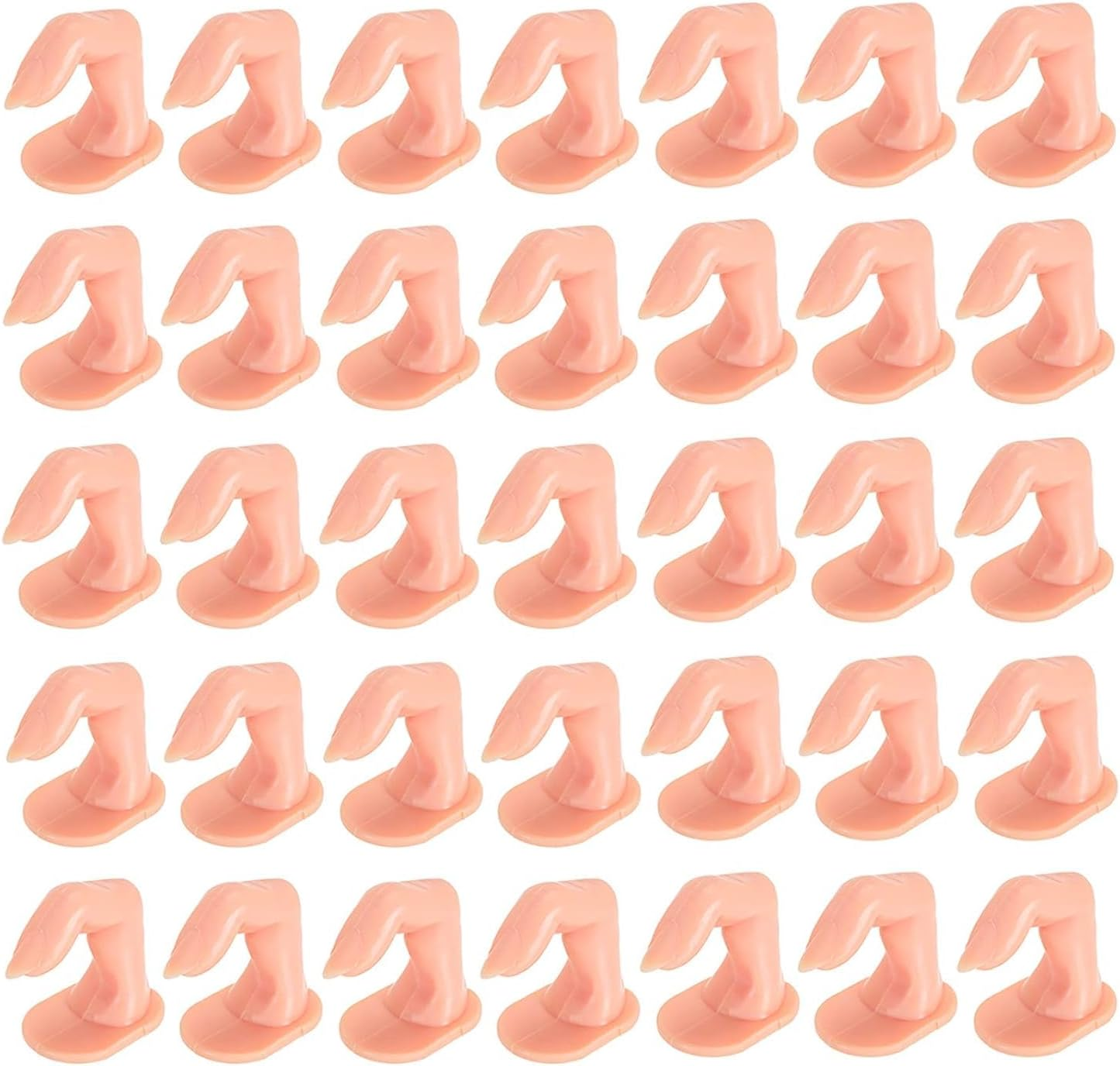 60 Pack Practice Fingers, DIY Nail Art Training Fingers, Nail Decoration Training Fingers for Beginners, Lovers and Salon Artists image number 1