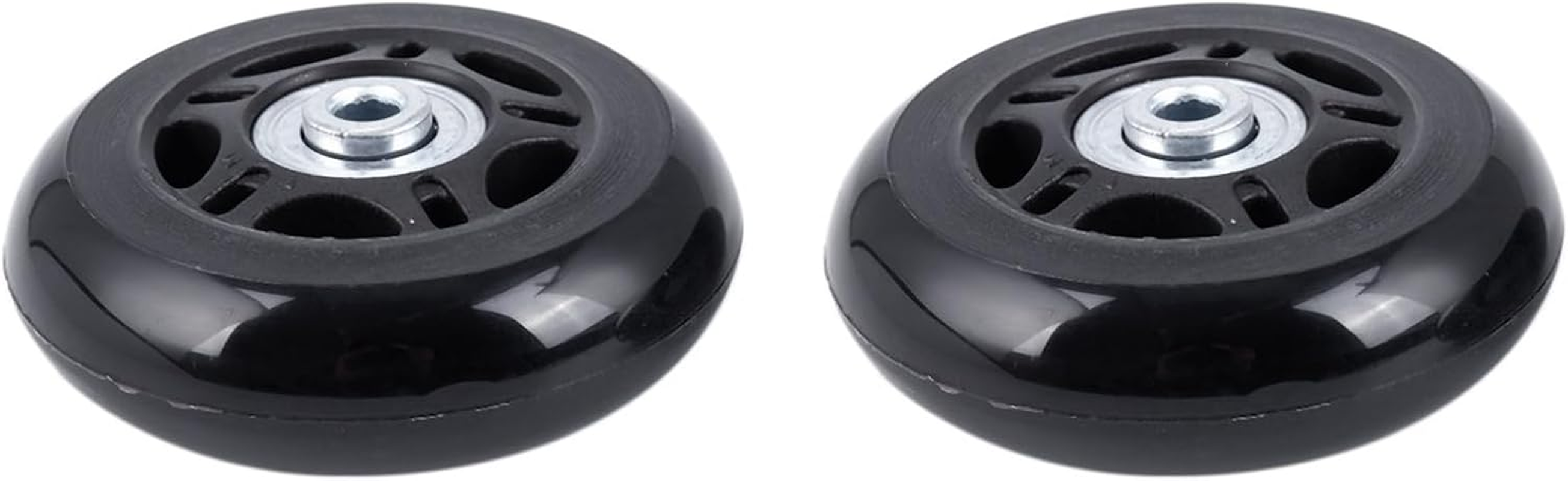 4 Set Luggage Suitcase Replacement Wheels Axles and Wrench Repair Set OD 68Mm image number 2