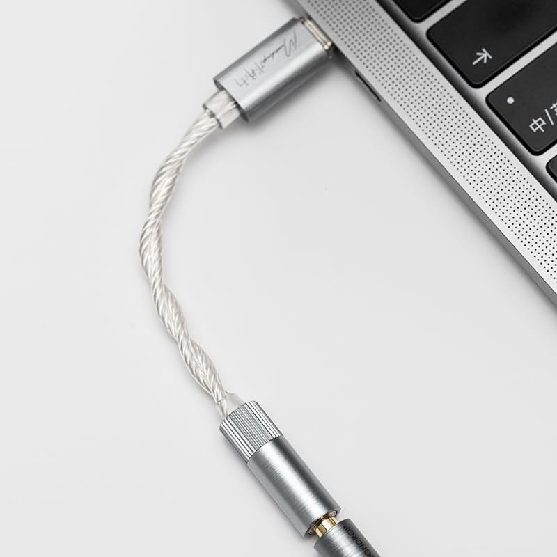 Moondrop Echo-A 32Bit/384Khz Portable USB Type-C to Headphone DAC/AMP with 3.5Mm Audio Jack Adapter image number 3