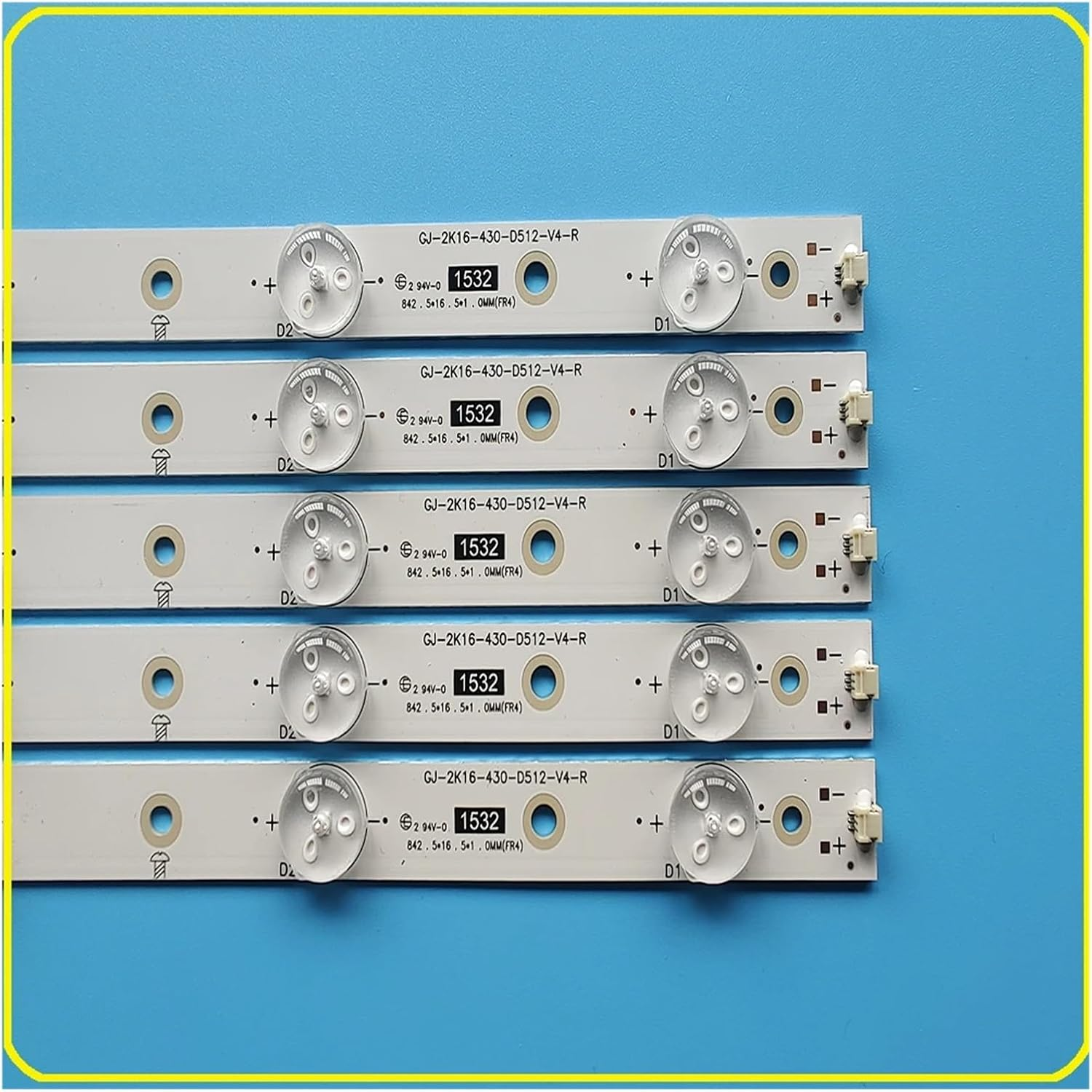 LED Strip LB43014 V0_00 for P-Hilips 43" TV GJ-2K16-430-D512-V4 43PUS6551 43PUS6501 43PUS7202 43PUS6501 43PUS6101 43PUS6201 image number 2