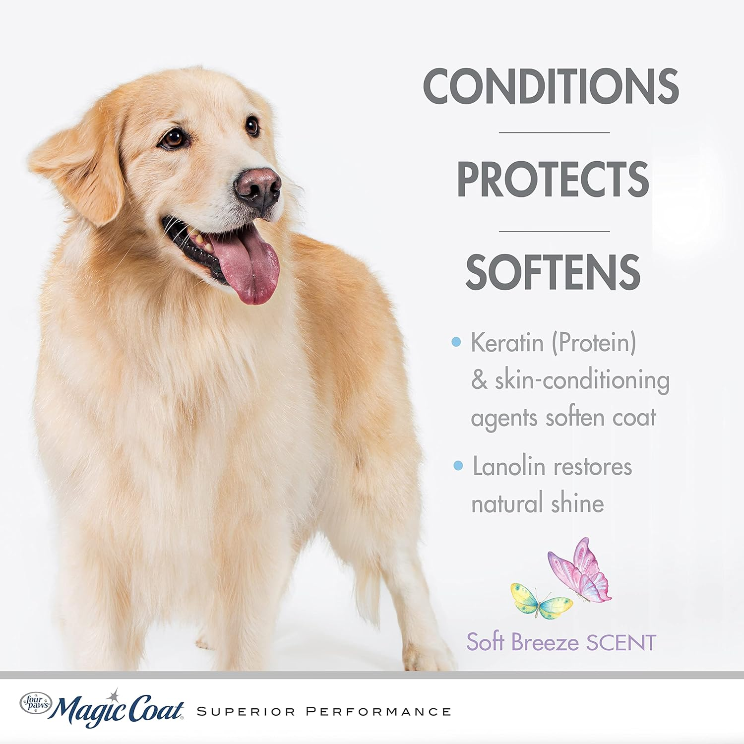 Four Paws Magic Coat Gentle Dog Grooming Shampoo, 16Oz(Packaging May Vary) image number 2