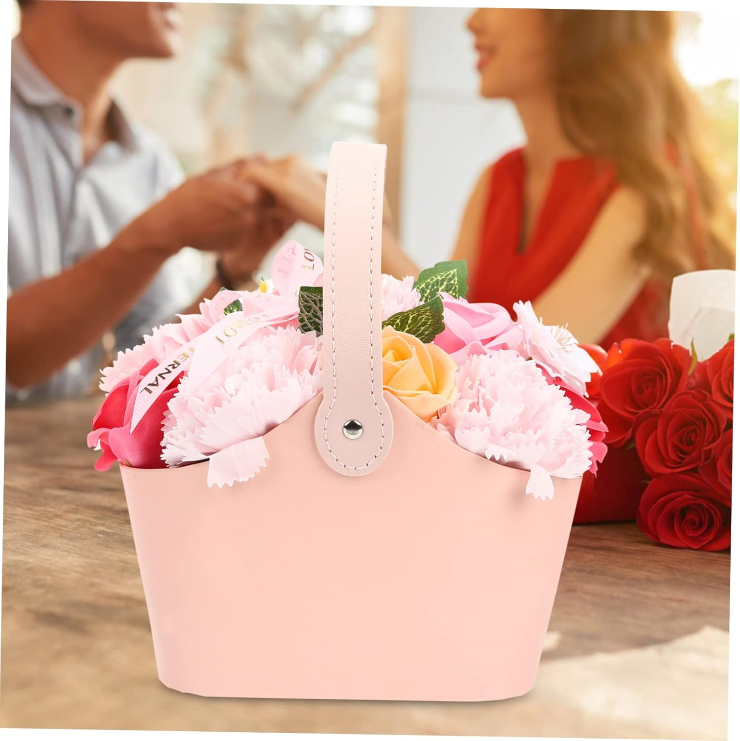 Gadpiparty Floral Scented Soap Flower for Wedding Anniversary Valentine Day Decorative Soap Arrangements for Women for Home and Special Occasions image number 6