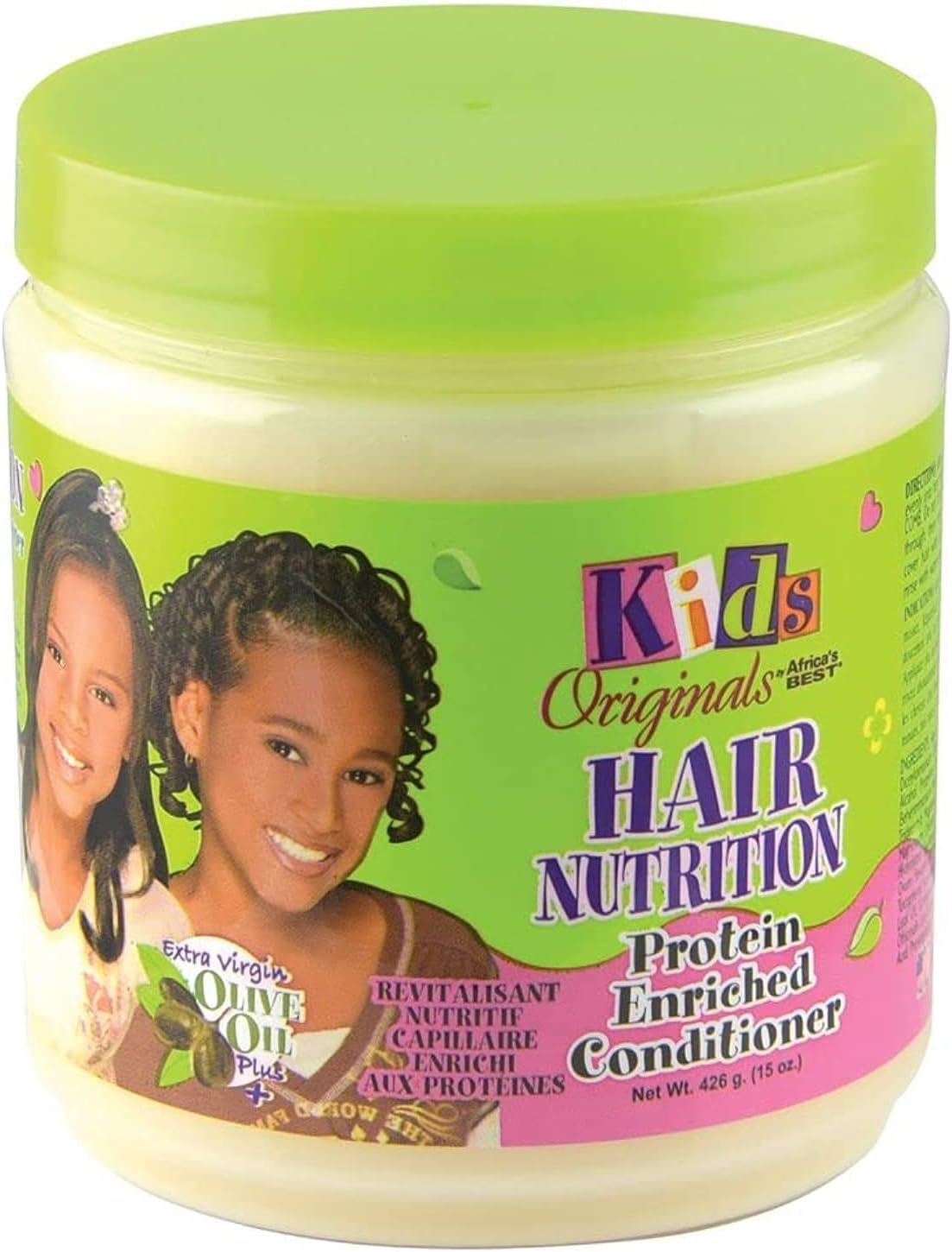 Africas Best Kids Orig Conditioner Hair Nutrition 15 Ounce Jar (443Ml) image number 3