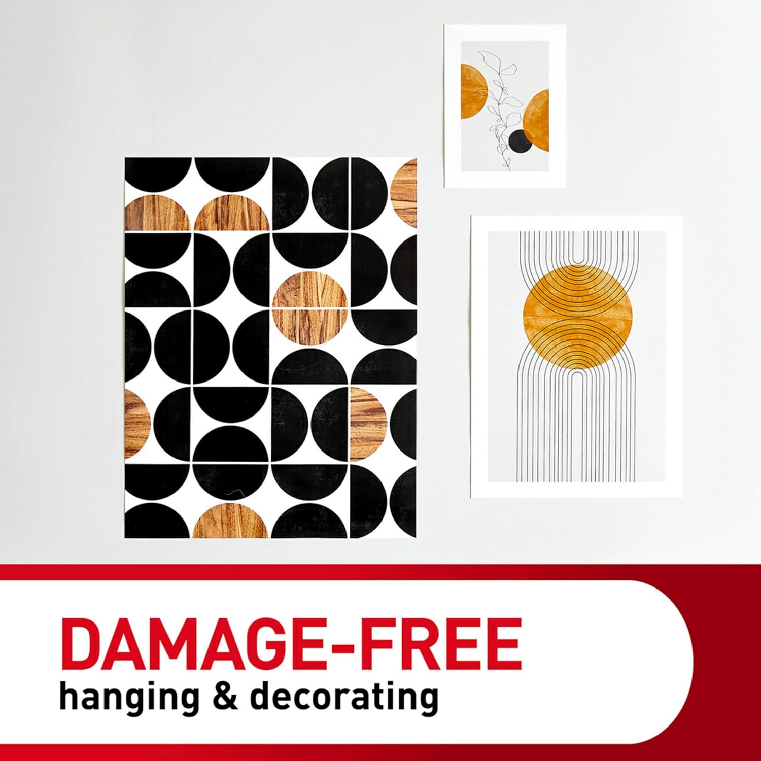 Command Poster Strips Mega Pack, 136 Command Strips Damage-Free Hanging Poster Hangers, No Tools Great for Home, Room, Wall, and Office Decor, White Adhesive
