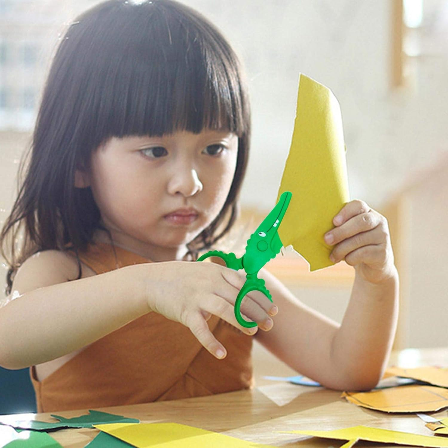 Scissors for Kids - Safety Student Scissors with Shark Blunt Tip,Small Kids Scissors for Crafting, Toddler Scrapbooking Supplies image number 2