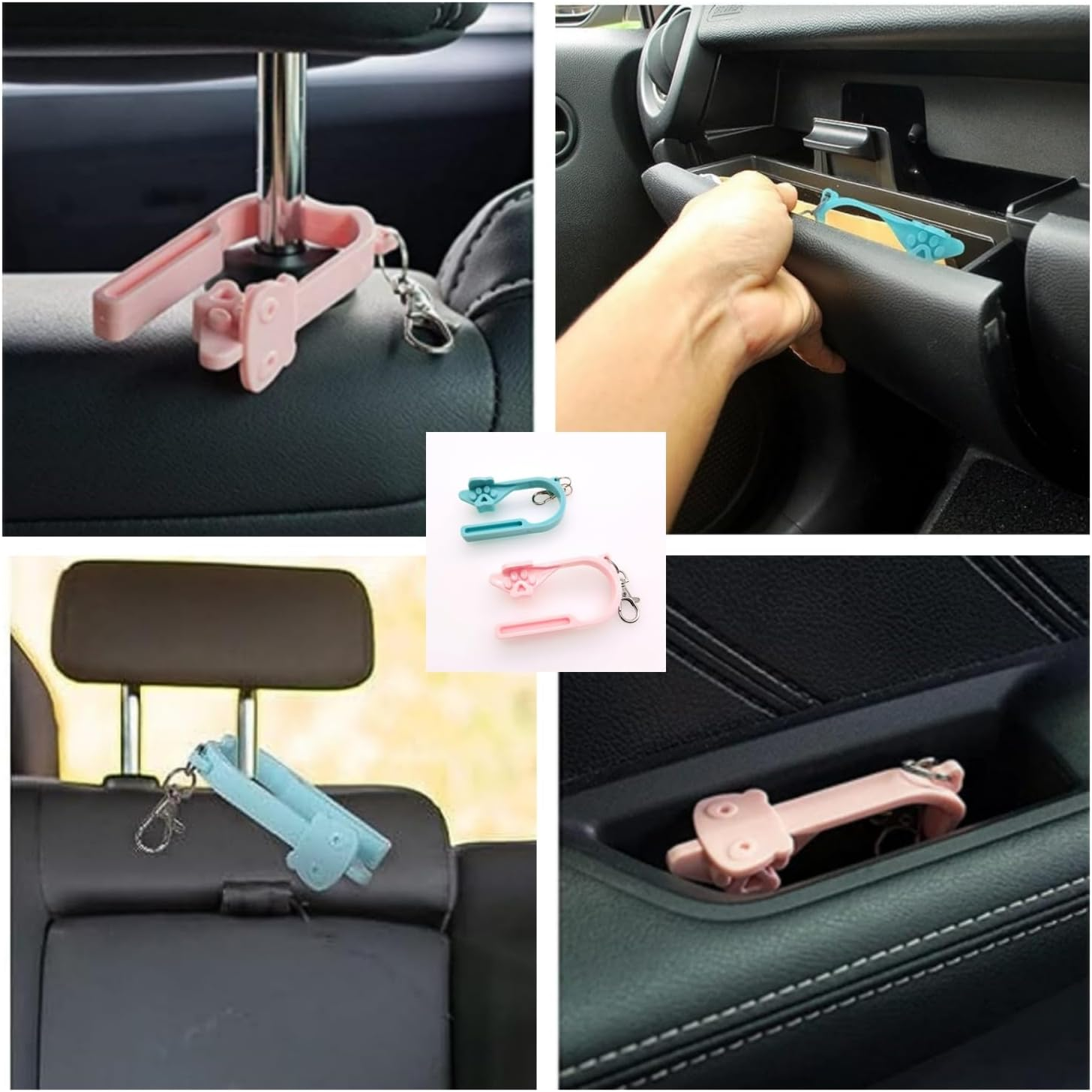 2Pcs Car Seat Openers, Buckle Tool with Keychain, Key Button Opener for All Child Seats image number 5